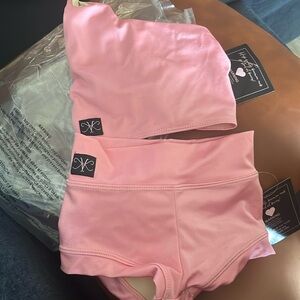Brand new pink dance outfit for kids.